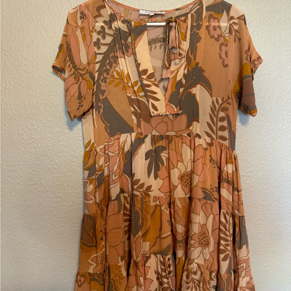 Olivaceous Earthy Tones Dress